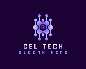 Tech Connection Hexagon logo design