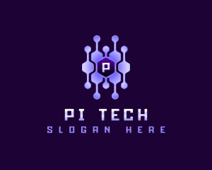 Tech Connection Hexagon logo design