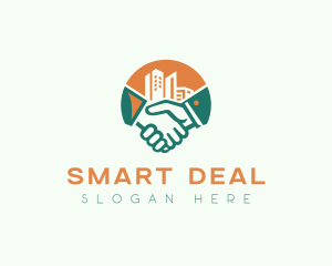 Real Estate Building Deal logo design
