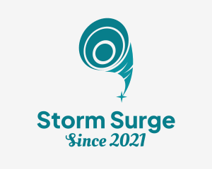 Hurricane Twister Storm logo design