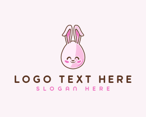 Cute Bunny Rabbit logo