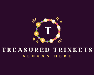 Bead Bracelet Jewelry logo