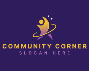 Community Star Leader logo design