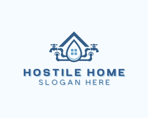 Home Plumbing Faucet logo design