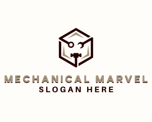 Industrial Mechanic Tools  logo design