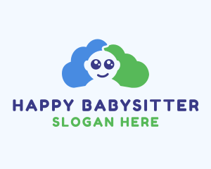 Baby Child Cloud logo design