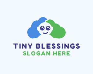 Baby Child Cloud logo design