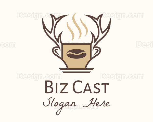 Deer Brewed Coffee Logo