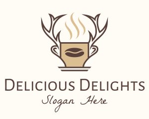 Deer Brewed Coffee logo design