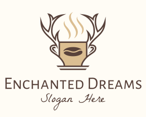 Deer Brewed Coffee logo design