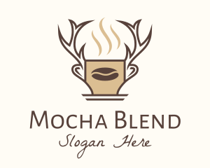 Deer Brewed Coffee logo design