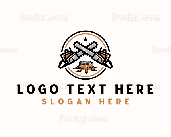 Chainsaw Stump Grinding Logo