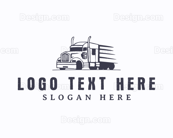 Cargo Trading Truck Logo