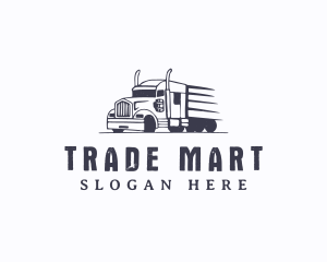 Cargo Truck Logistics logo design