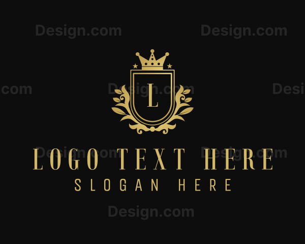 Luxury Hotel Shield Logo