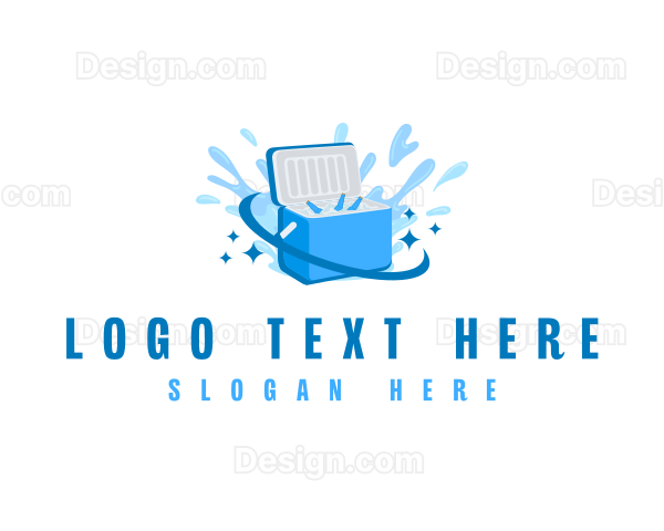 Ice Cooler Beverage Logo