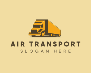 Logistics Truck Delivery logo design