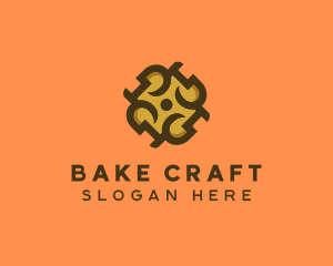 Modern Brown Cookie logo design