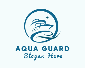 Coast Guard Ship logo design