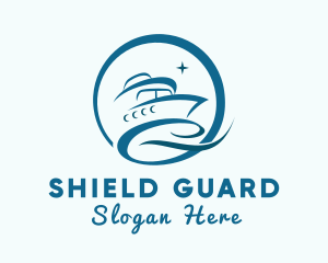 Coast Guard Ship logo design