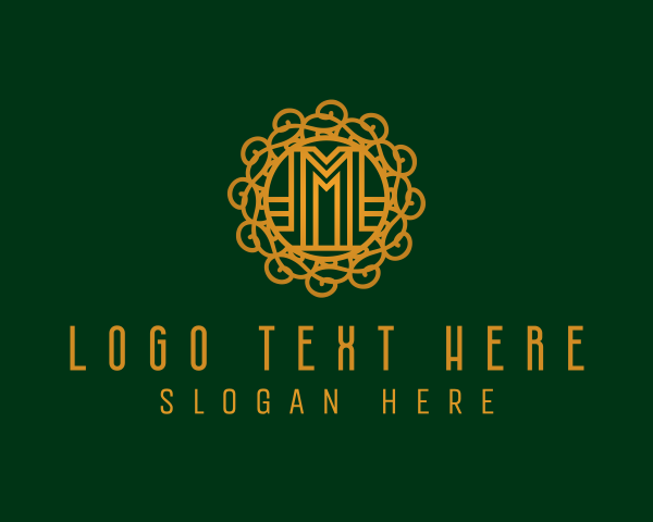 Art Nouveau logo example 1