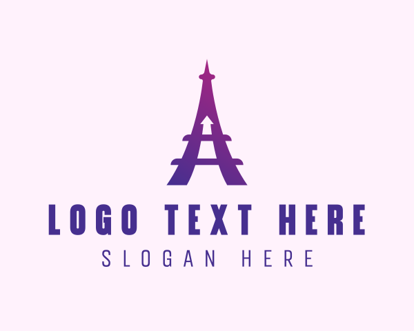 Eiffel Tower logo example 2