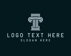 Greek Pillar Architecture logo