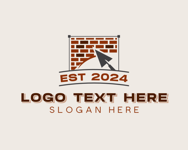 Bricklaying logo example 3