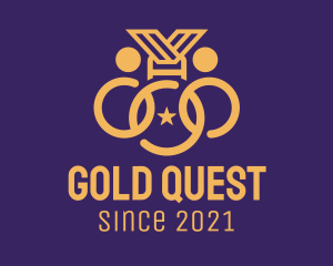 Gold Medal Ceremony logo design