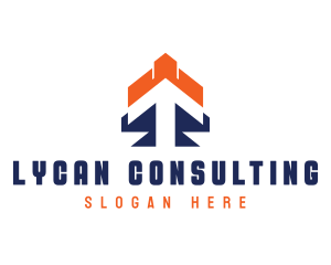 Construction Arrow Firm  logo design