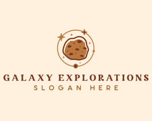 Galaxy Cookie Snack logo design