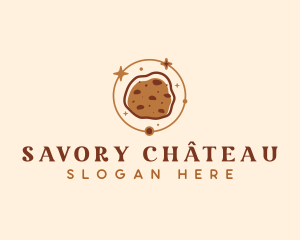 Galaxy Cookie Snack logo design