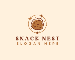 Galaxy Cookie Snack logo design