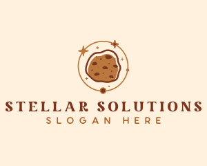 Galaxy Cookie Snack logo design