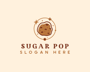 Galaxy Cookie Snack logo design