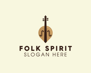 Cello Music Note logo