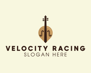 Cello Music Note logo
