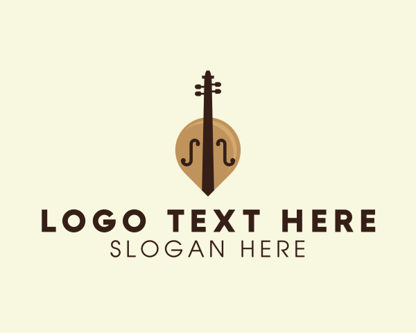 Violin logo example 1
