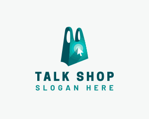 Online Shopping Bag logo design