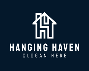 Housing Real Estate Letter H logo design