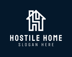 Housing Real Estate Letter H logo design