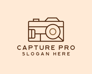 Retro Camera Photography logo design