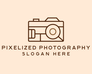 Retro Camera Photography logo design