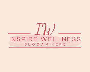 Wellness Beauty Salon logo design