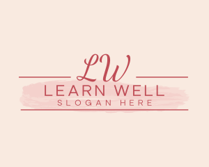 Wellness Beauty Salon logo design