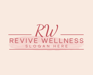 Wellness Beauty Salon logo design