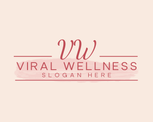 Wellness Beauty Salon logo design