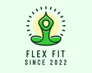 Healthy Yoga Meditation logo design