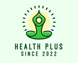 Healthy Yoga Meditation logo design