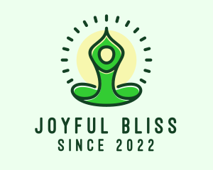 Healthy Yoga Meditation logo design